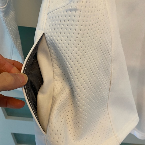 Rossignol fleece lightweight stretch zip jacket- white - Picture 5 of 9